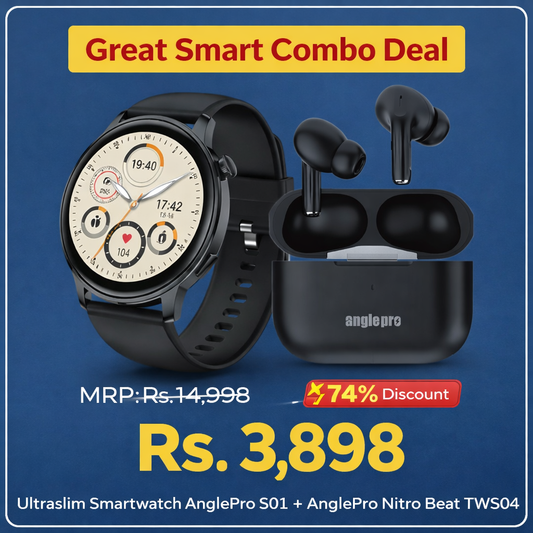 Ultraslim Smartwatch S01 + Nitro Beat TWS04