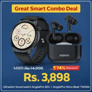Ultraslim Smartwatch S01 + Nitro Beat TWS04
